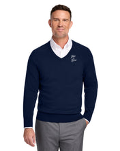 DTR Brooks Brothers Mens Cotton Stretch V-Neck Sweater