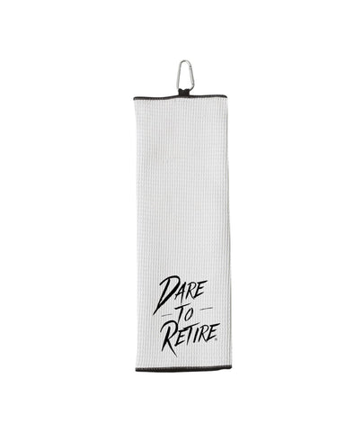 Dare to Retire Golf Towel