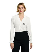 DTR Brooks Brothers Women’s Long Sleeve Ruffle Collar Blouse