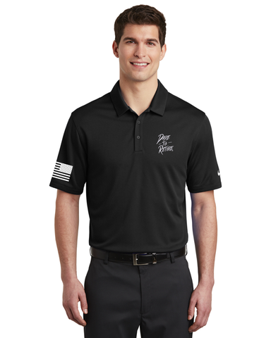 DTR Mens Nike Dri-FIT Hex Textured Polo