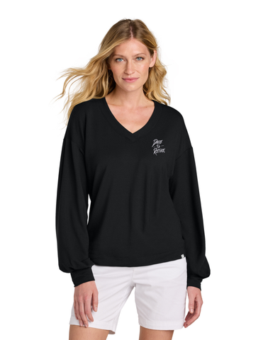 DTR TravisMathew Women's Long Weekend V-Neck