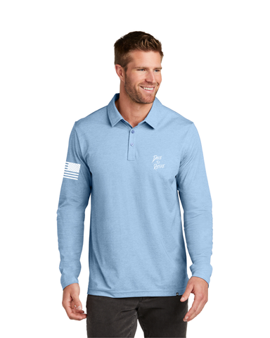 DTR Oceanside Heather Long Sleeve Polo